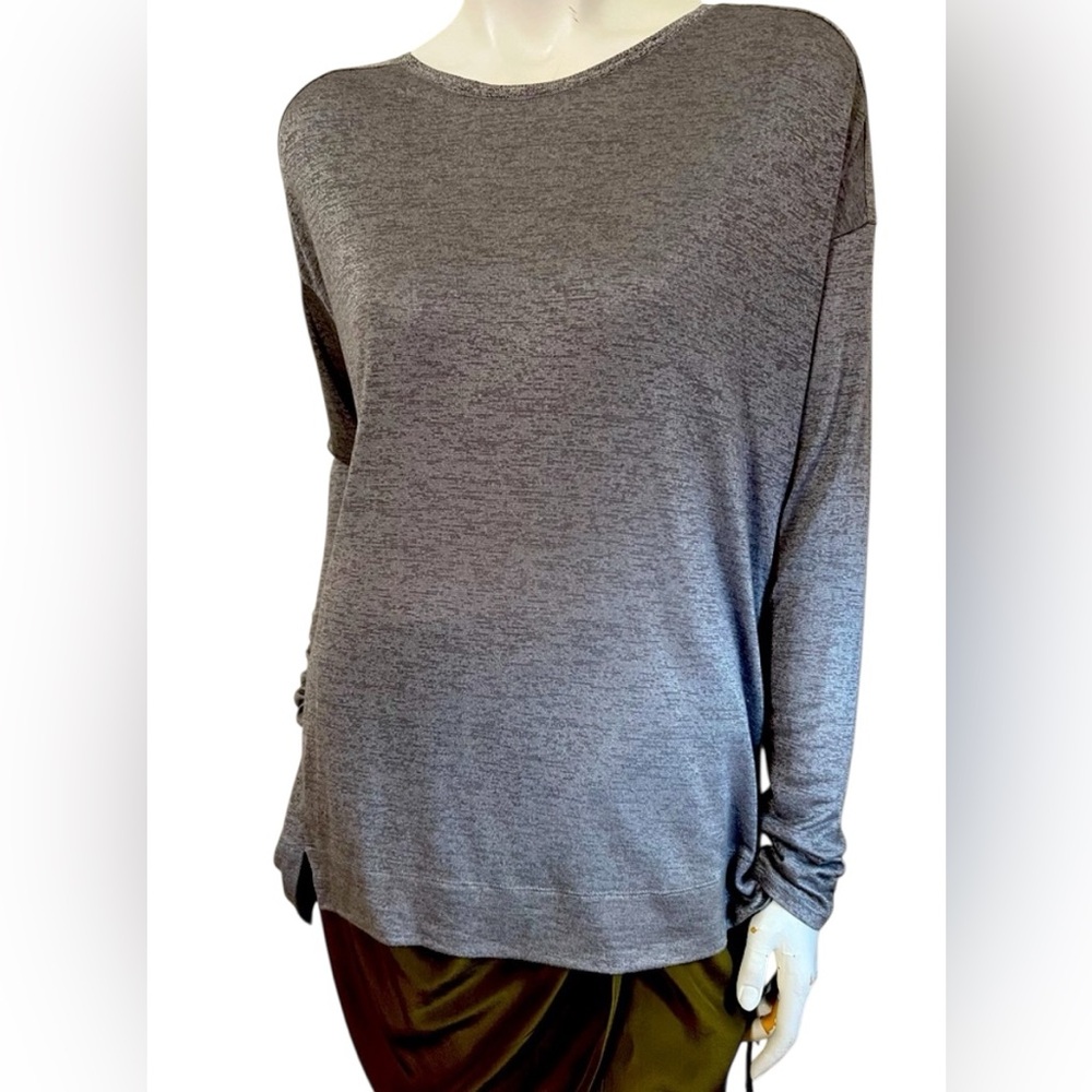 Vince Top Charcoal Jersey Size Medium Dolman Sleeve Tee